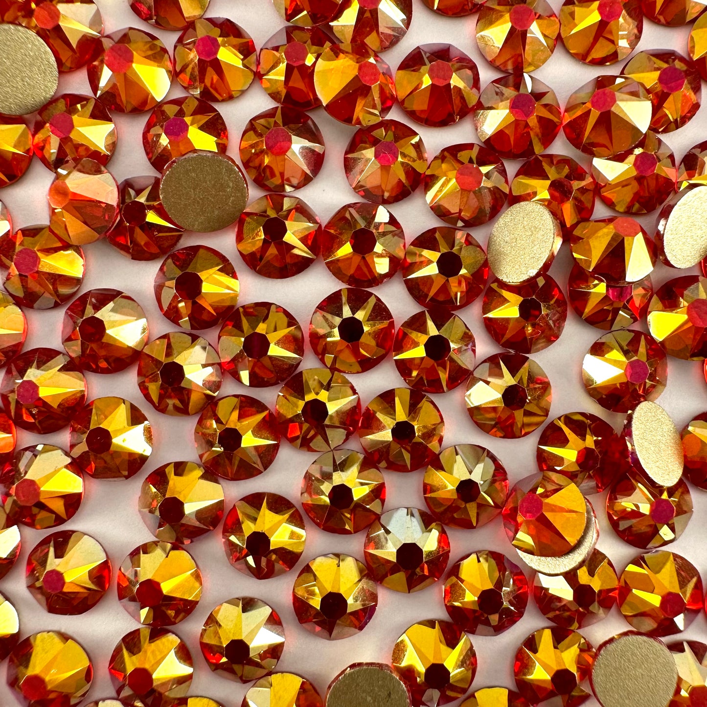 Apricus Light Siam AB Rhinestone