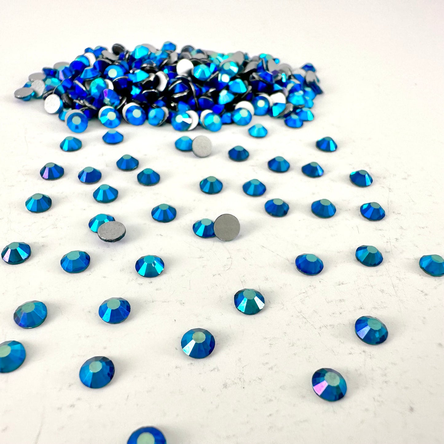 Peacock Blue AB Rhinestone