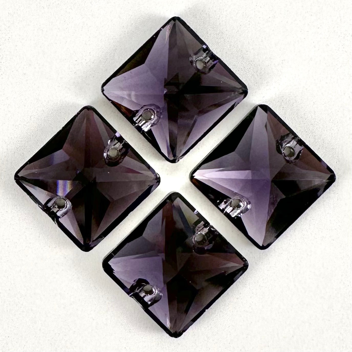 Tanzanite Glass Square