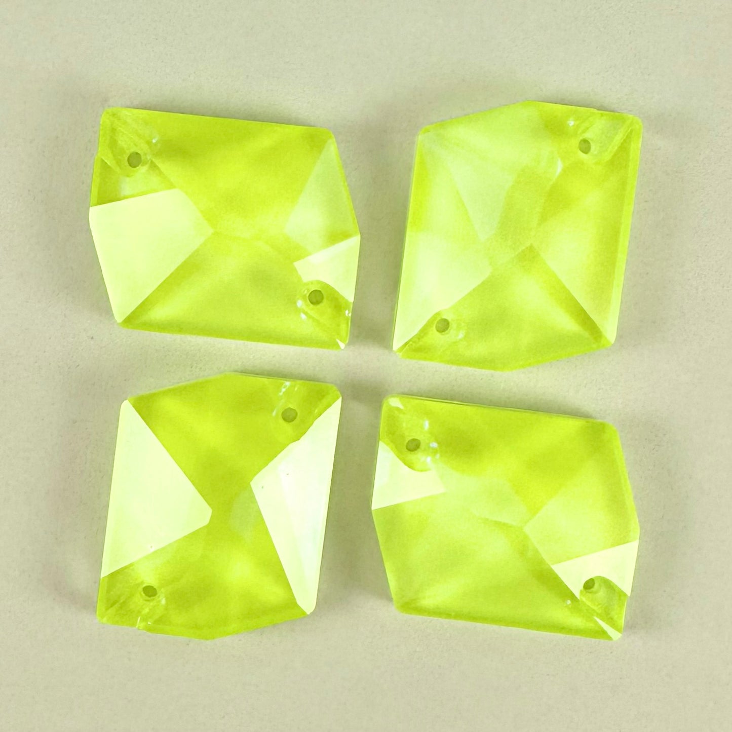 Neon Yellow Glass Cosmic