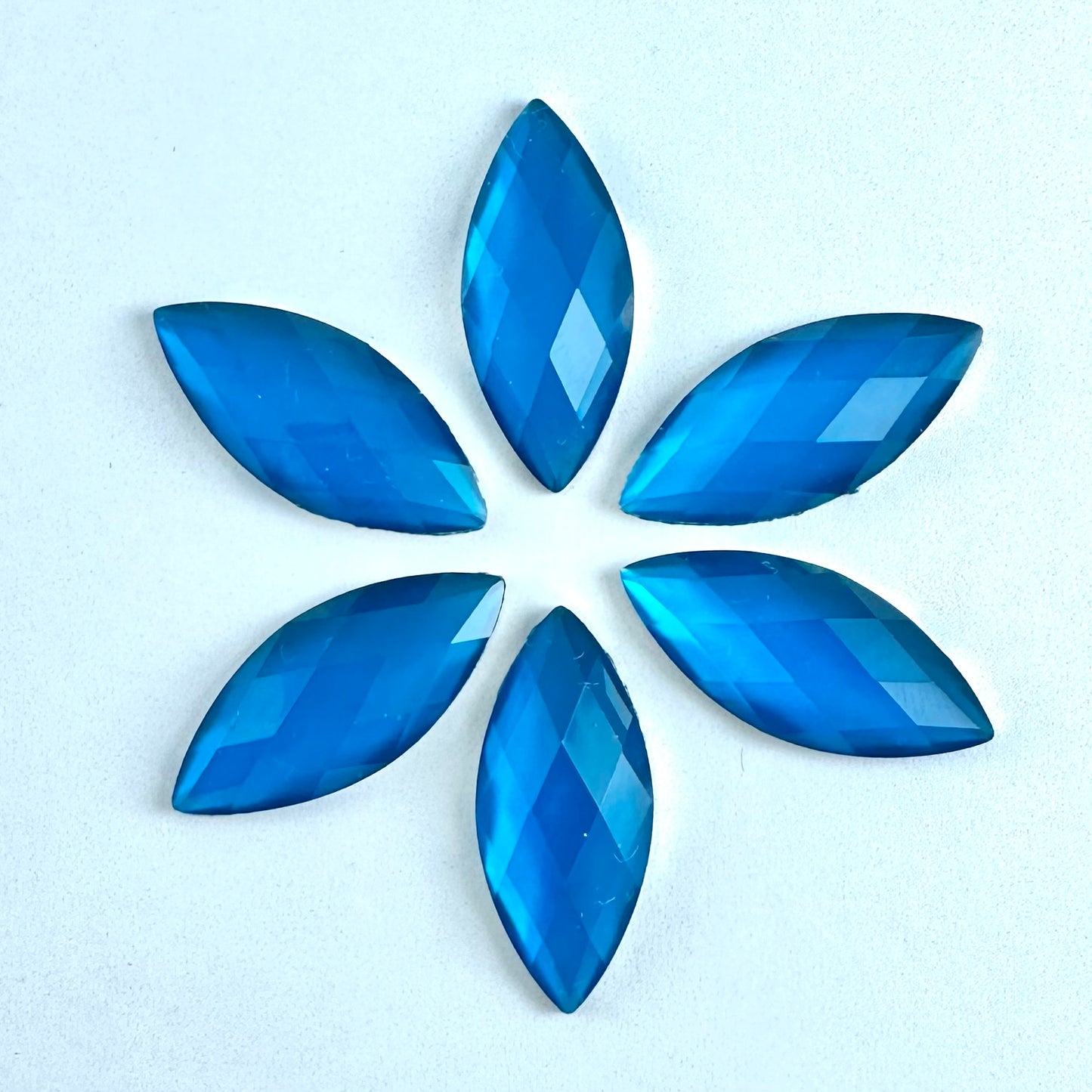 Neon Blue Acrylic Horse-Eye