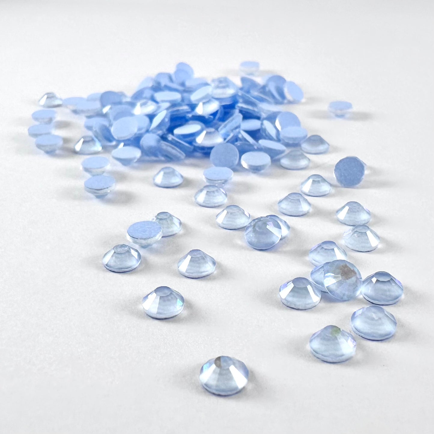 Luminous Neon Light Blue AB Rhinestone