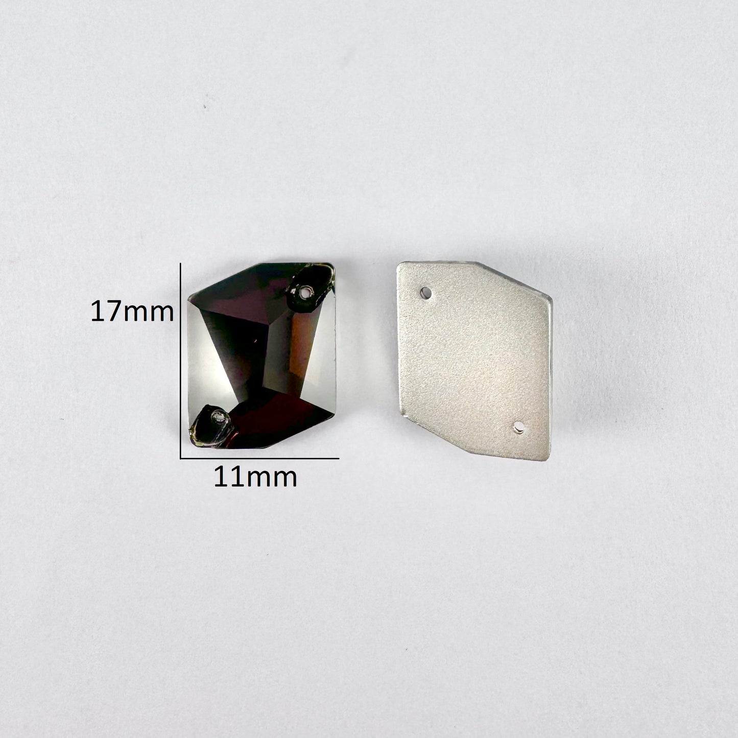 Dark Smoked Topaz Glass Cosmic