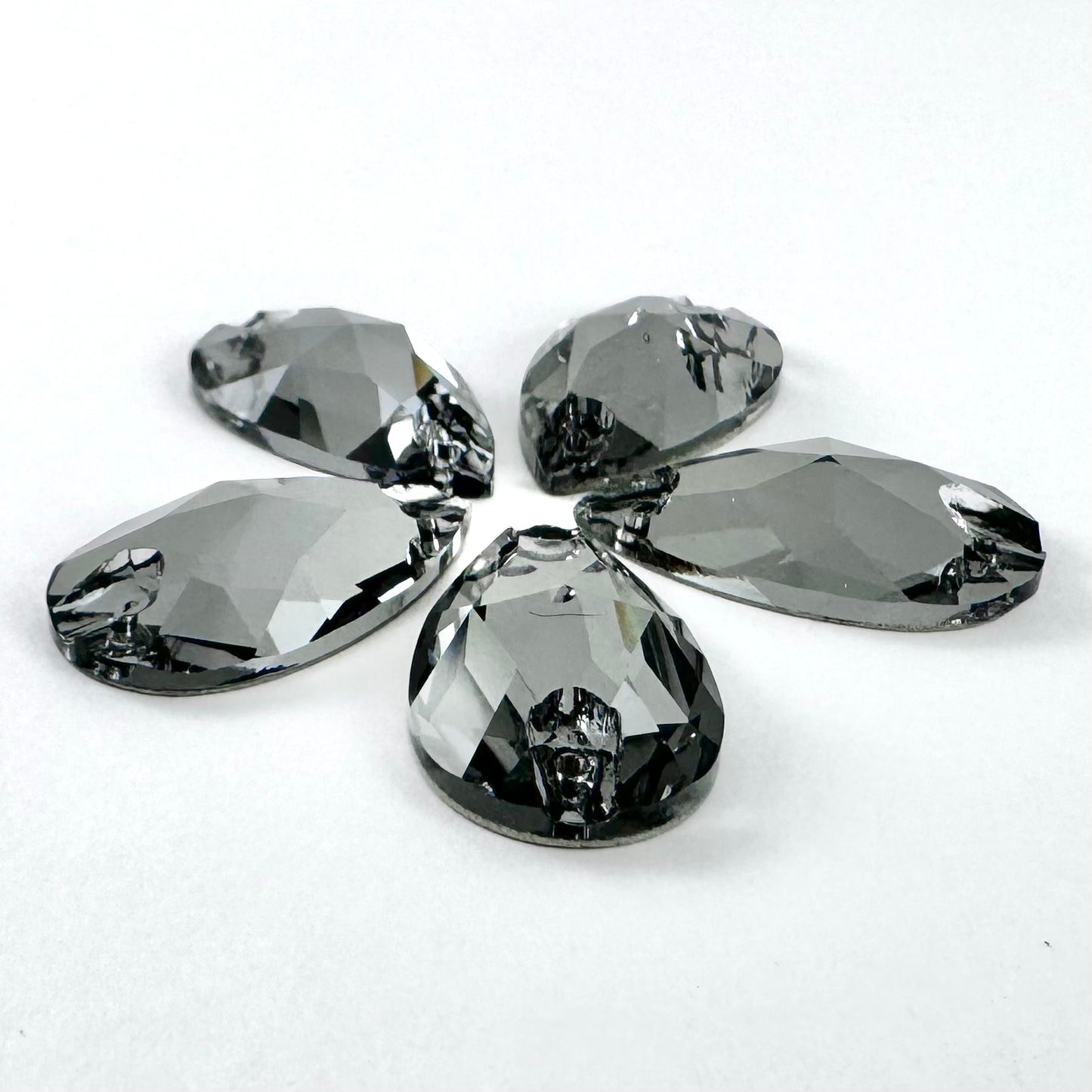 Black Diamond Glass Teardrop
