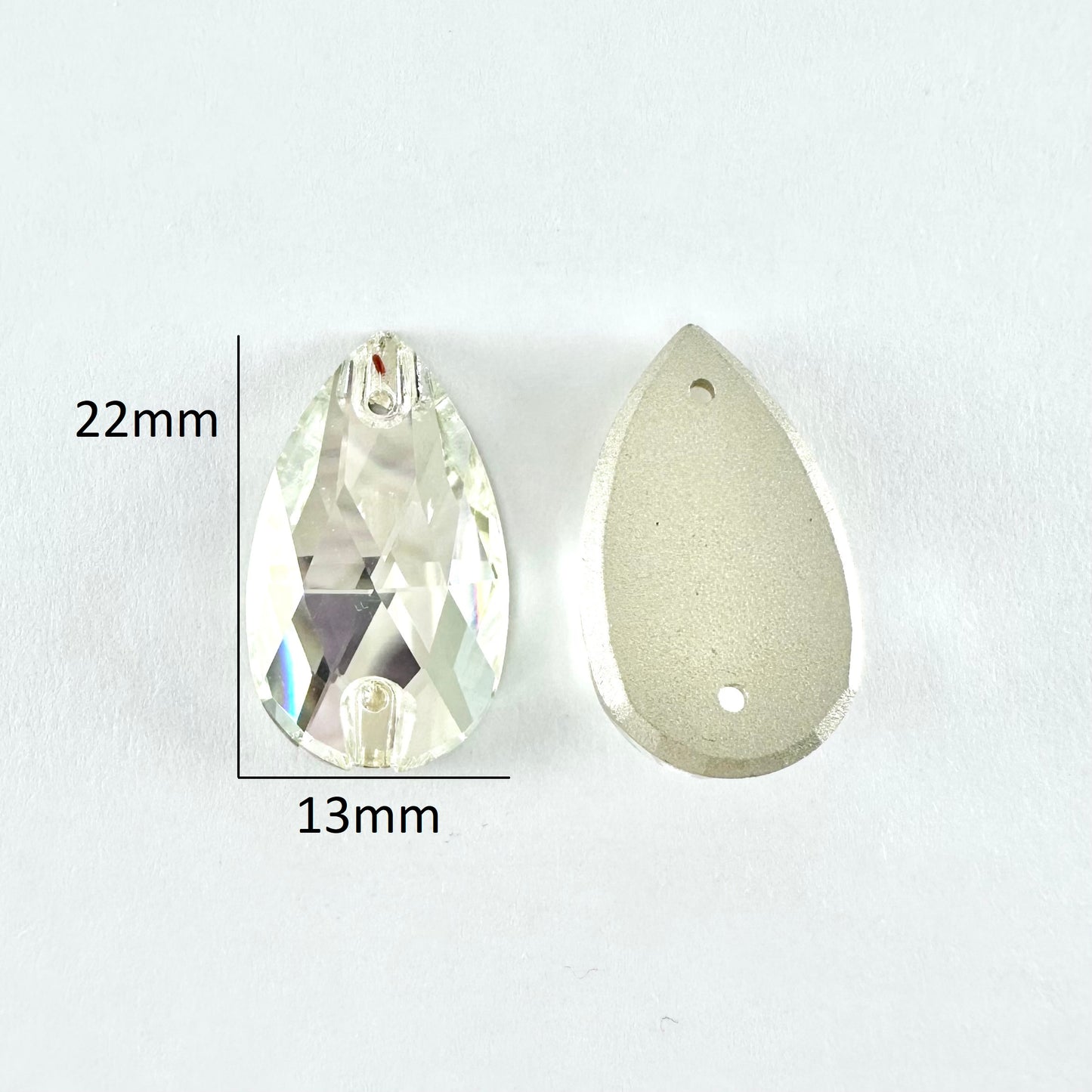 Crystal LG Glass Teardrop