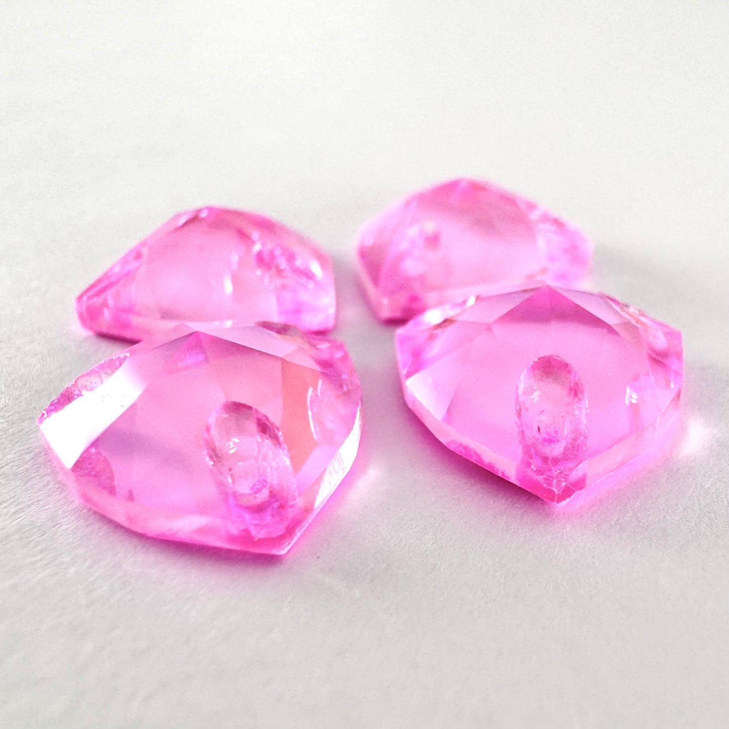 Opaque Light Rose MI Glass Trilliant