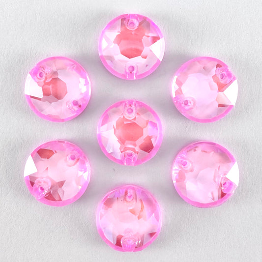 Opaque Light Rose MI Glass Rivoli (3288 facet)