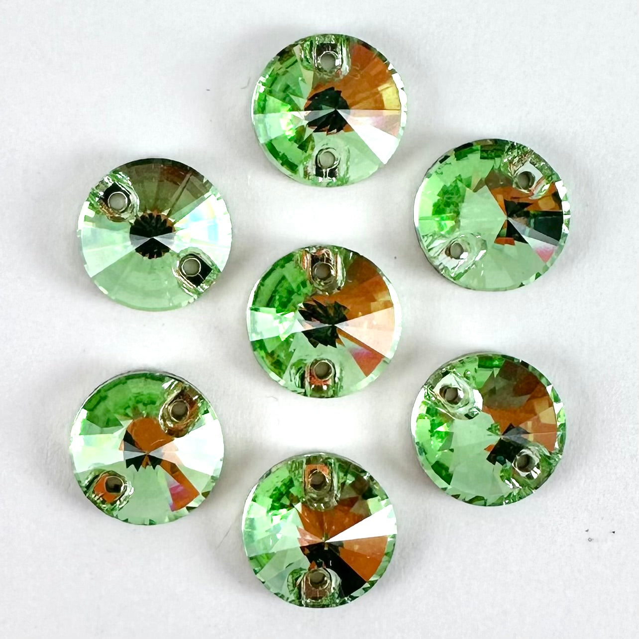 Peridot Glass Rivoli