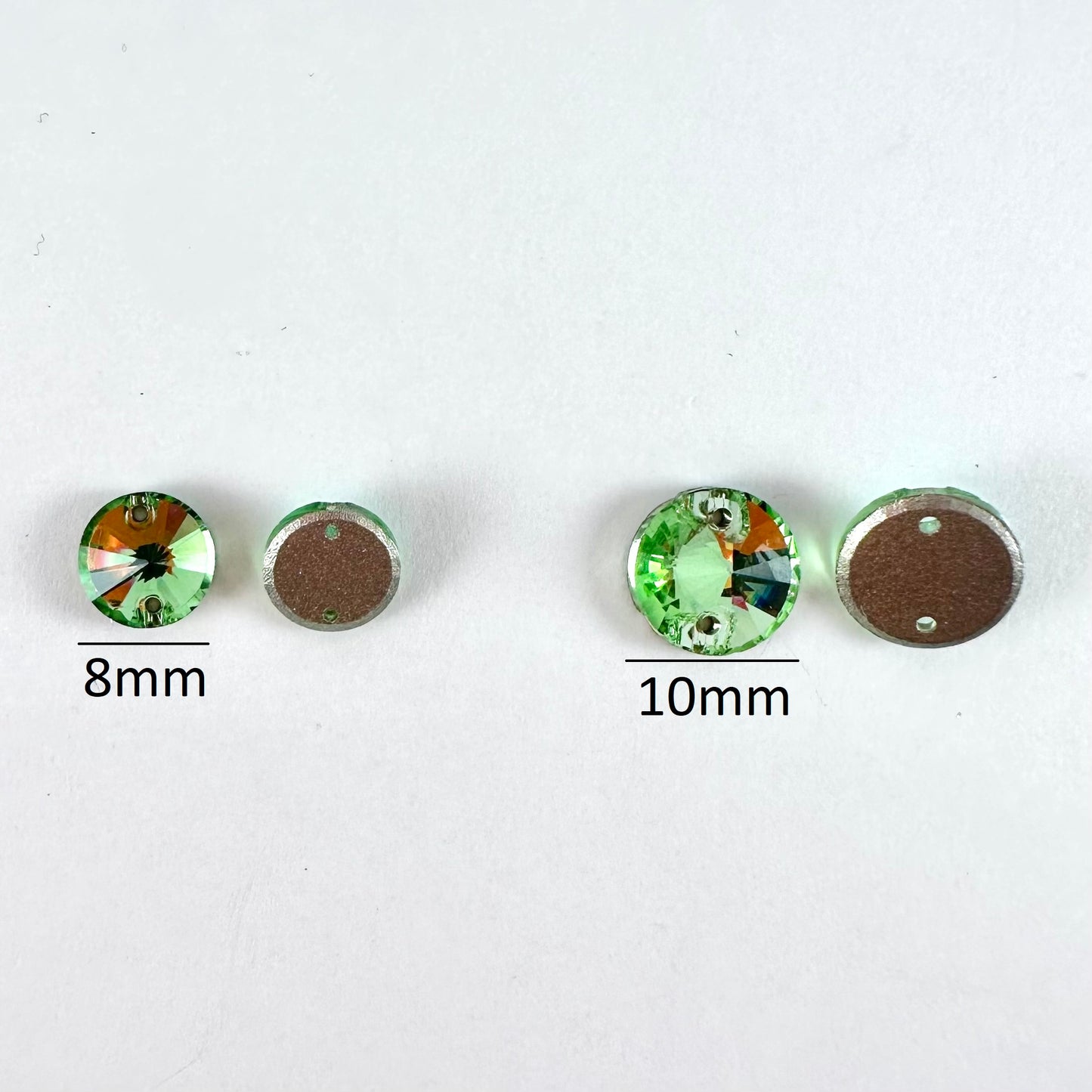 Peridot Glass Rivoli