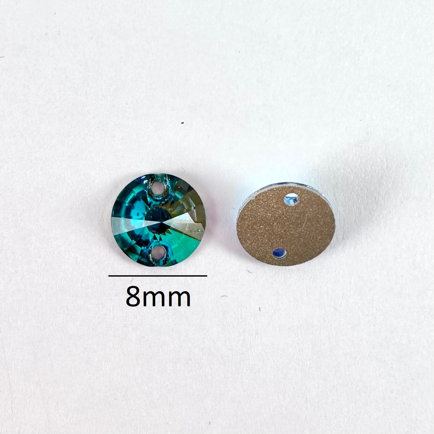 Peridot Sphinx Glass Rivoli