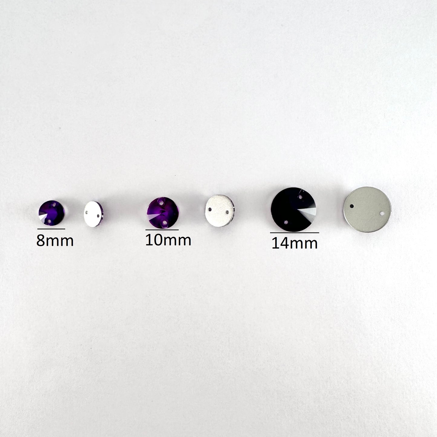 Purple Velvet Glass Rivoli