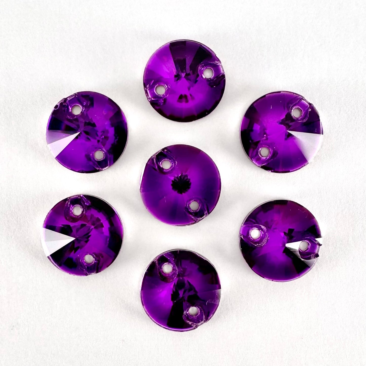 Purple Velvet Glass Rivoli