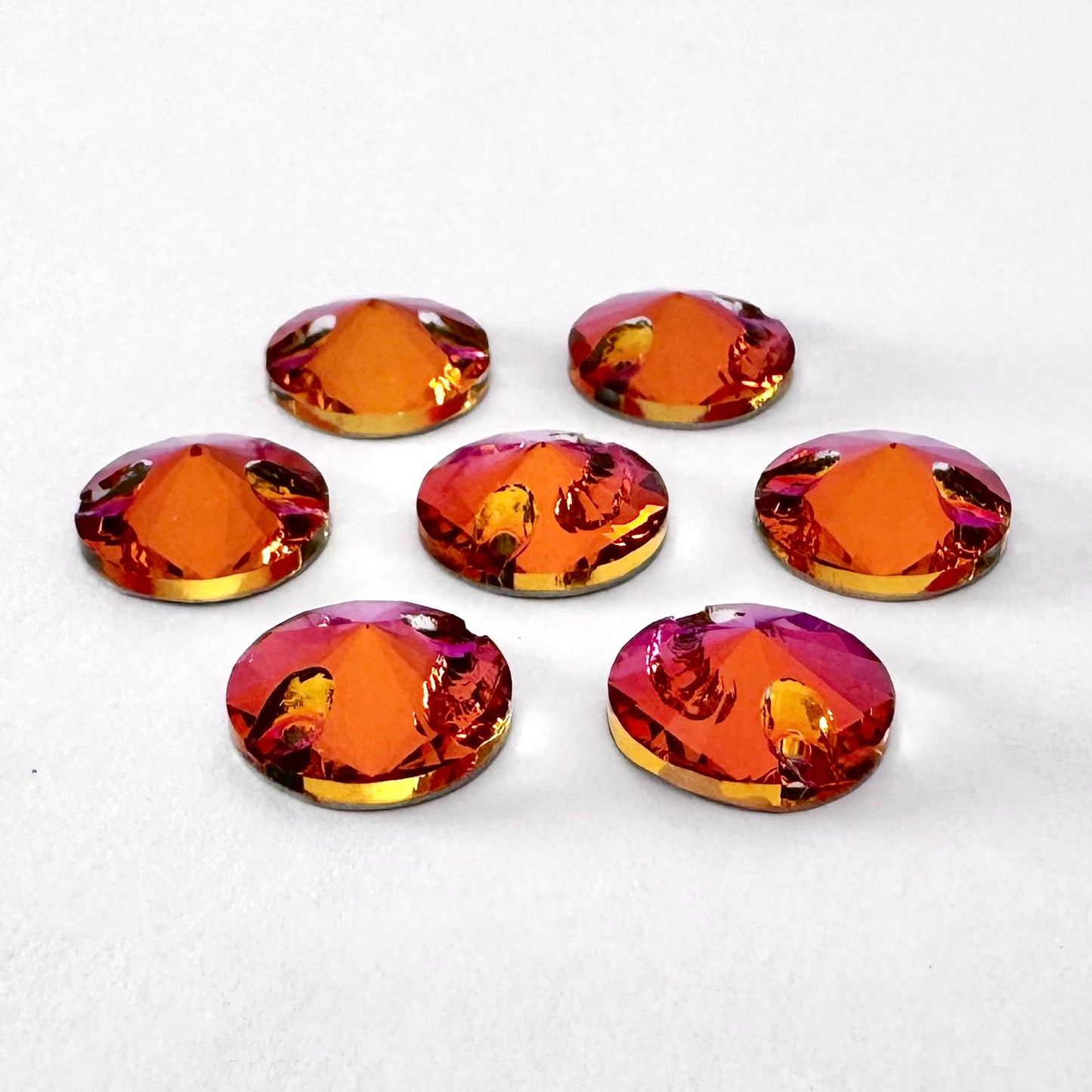 Fuchsia Glass Rivoli