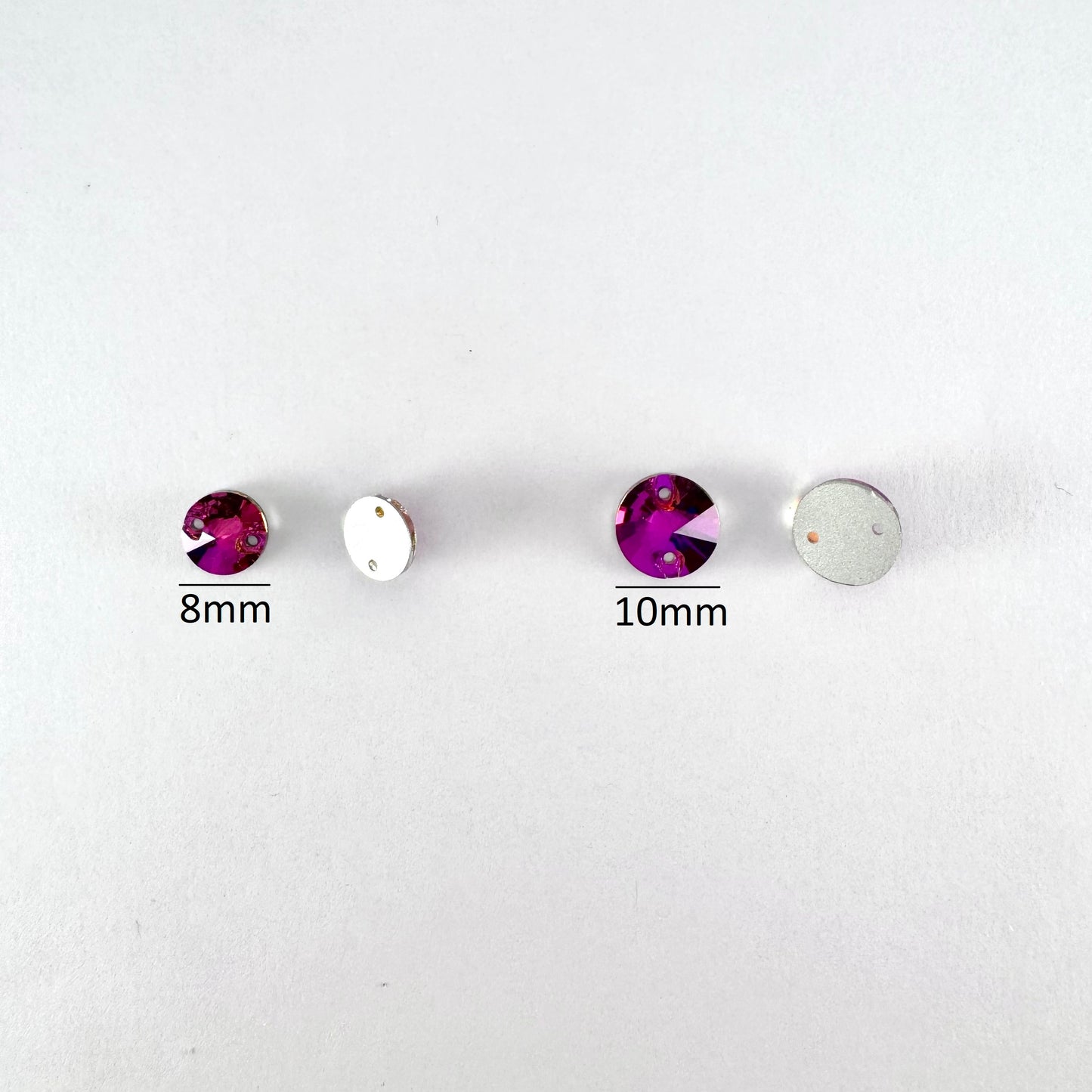 Fuchsia Glass Rivoli