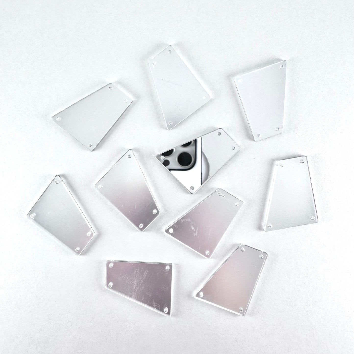 Mirror Shapes - Silver (various shape options)