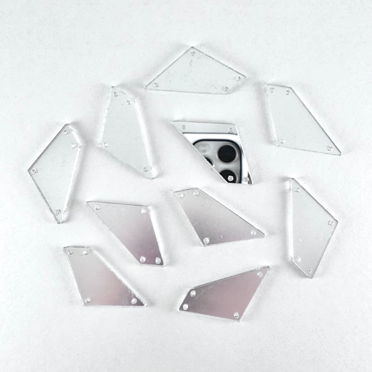 Mirror Shapes - Silver (various shape options)