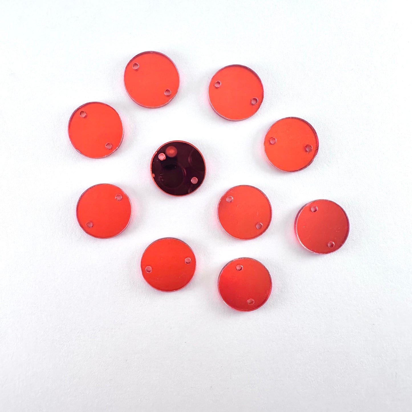 Mirror Shapes - Red (various shape options)