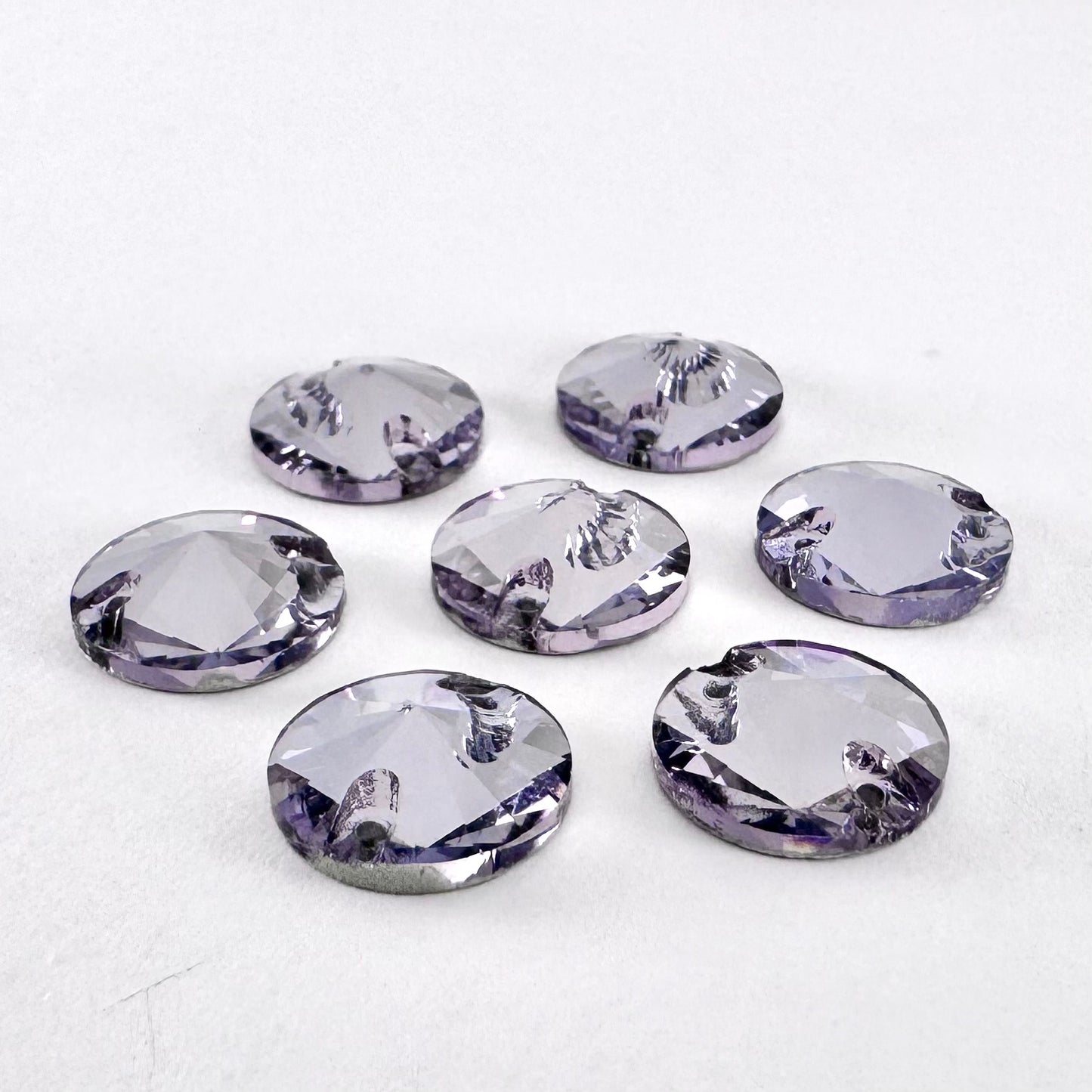 Light Tanzanite Glass Rivoli