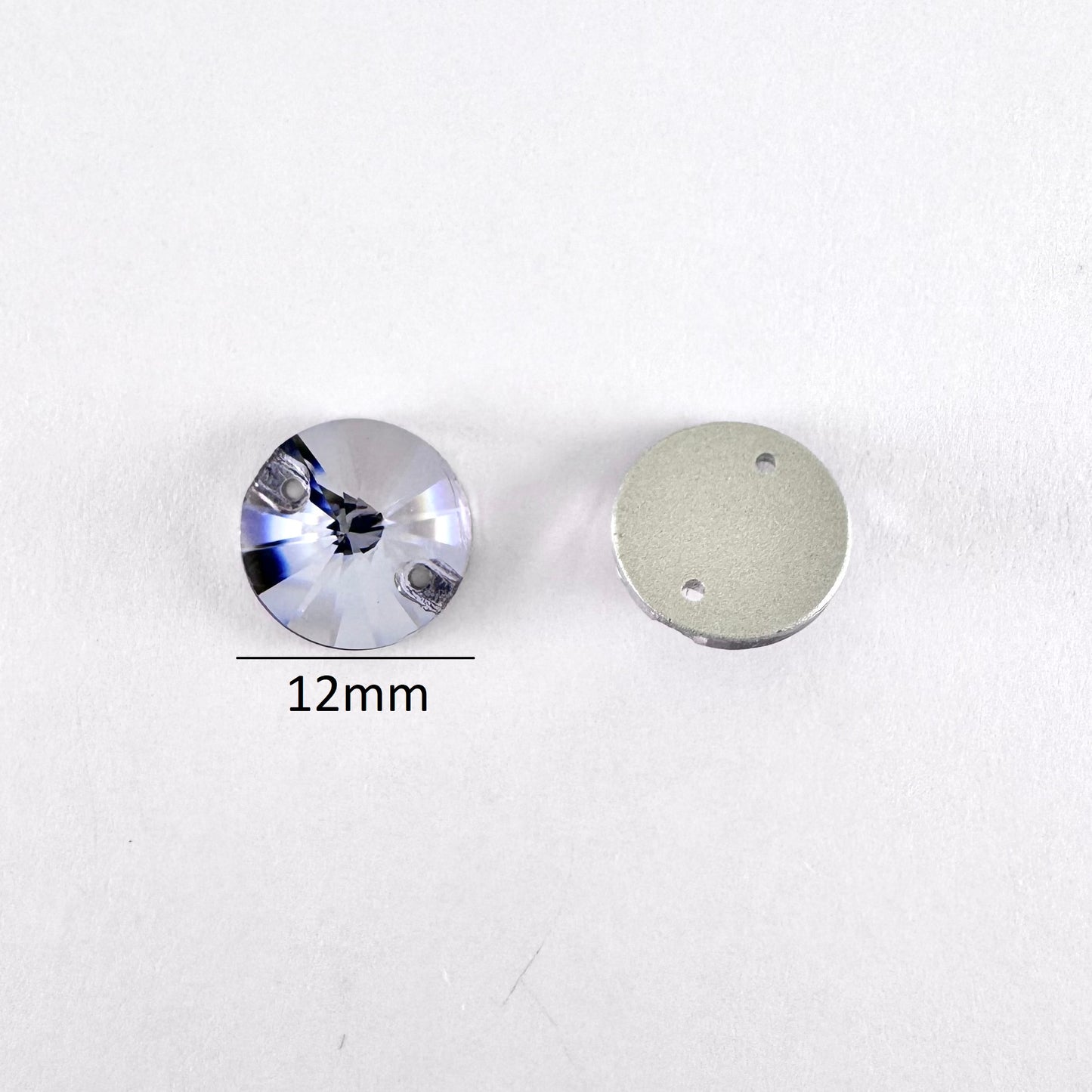 Light Tanzanite Glass Rivoli