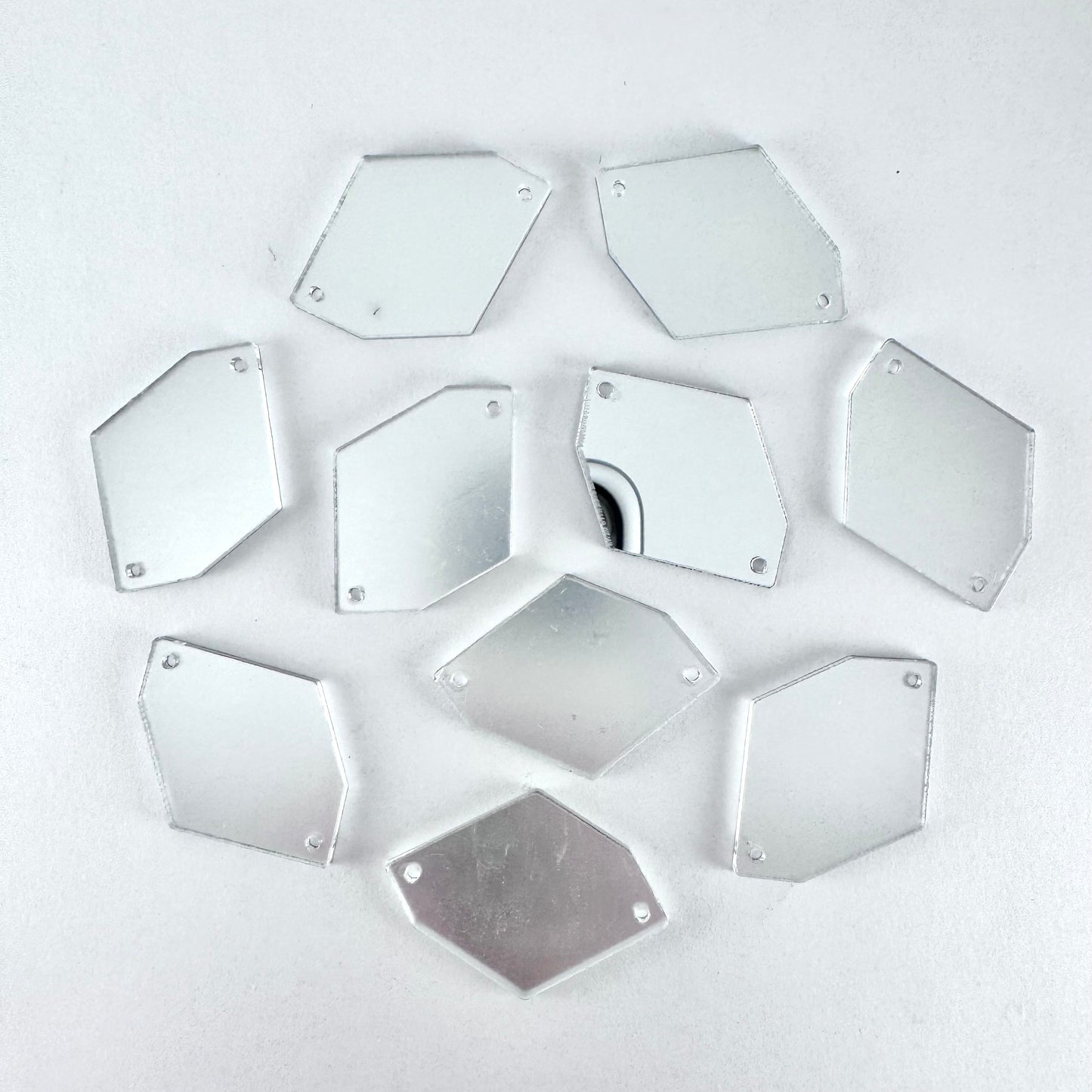 Mirror Shapes - Silver (various shape options)