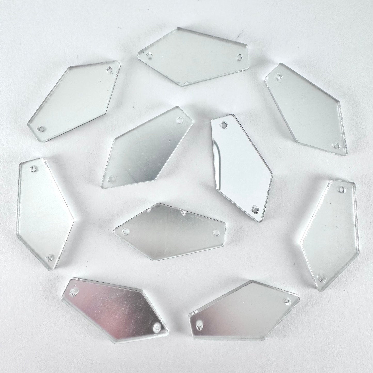Mirror Shapes - Silver (various shape options)