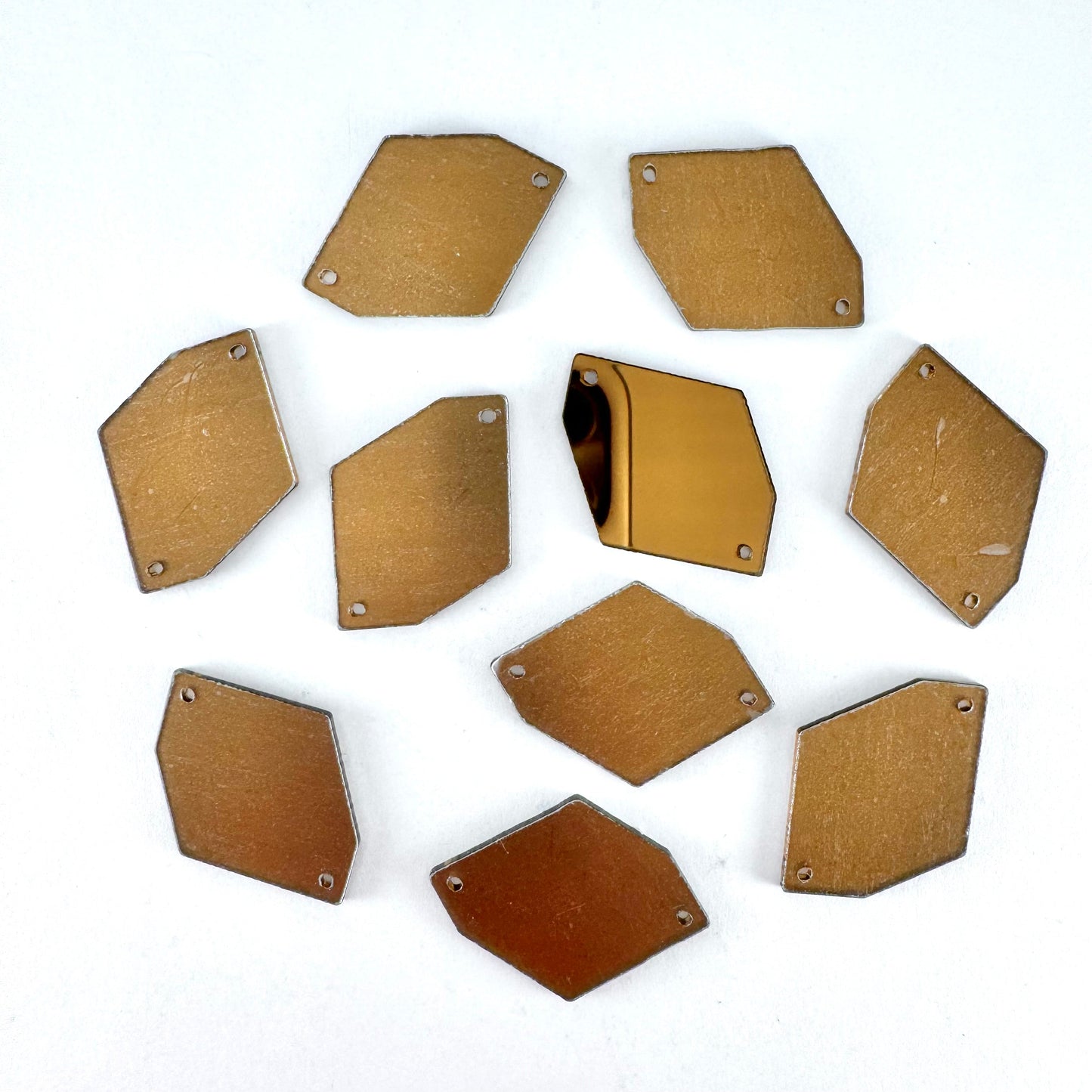 Mirror Shapes - Light Peach (various shape options)