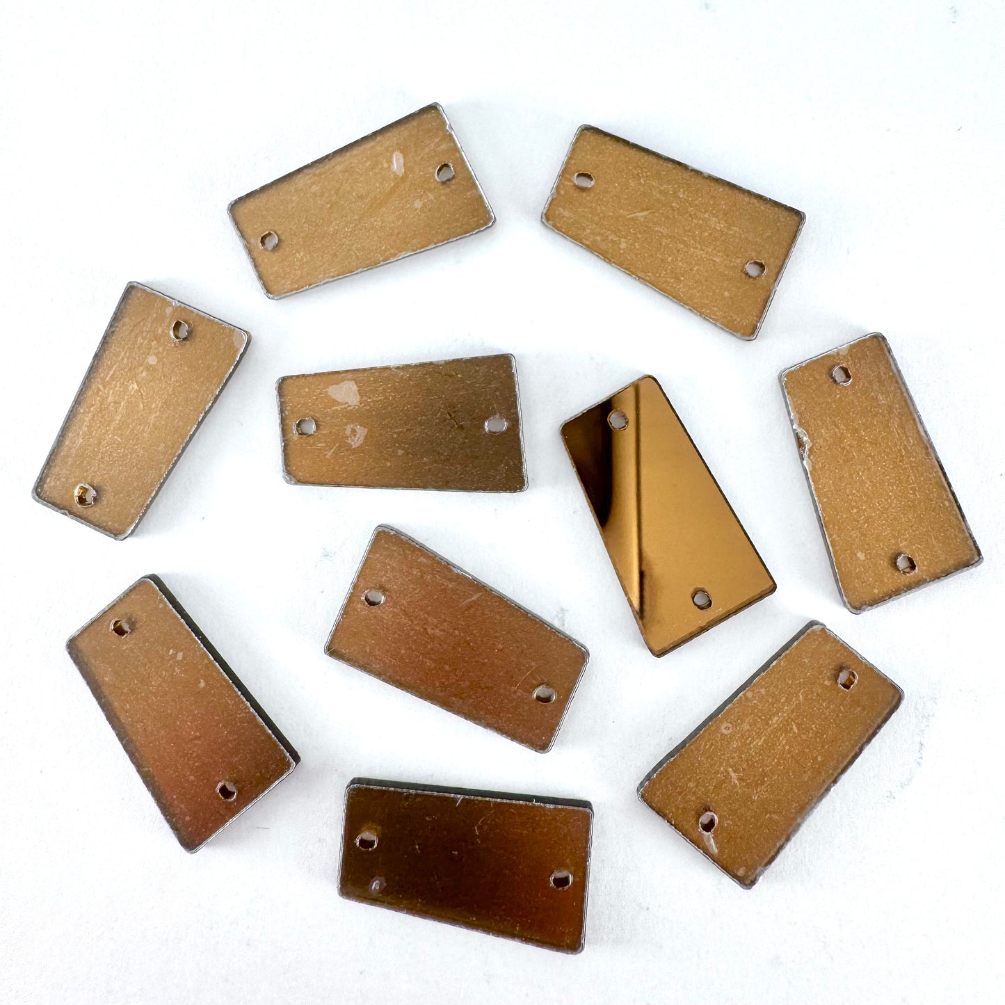 Mirror Shapes - Light Peach (various shape options)