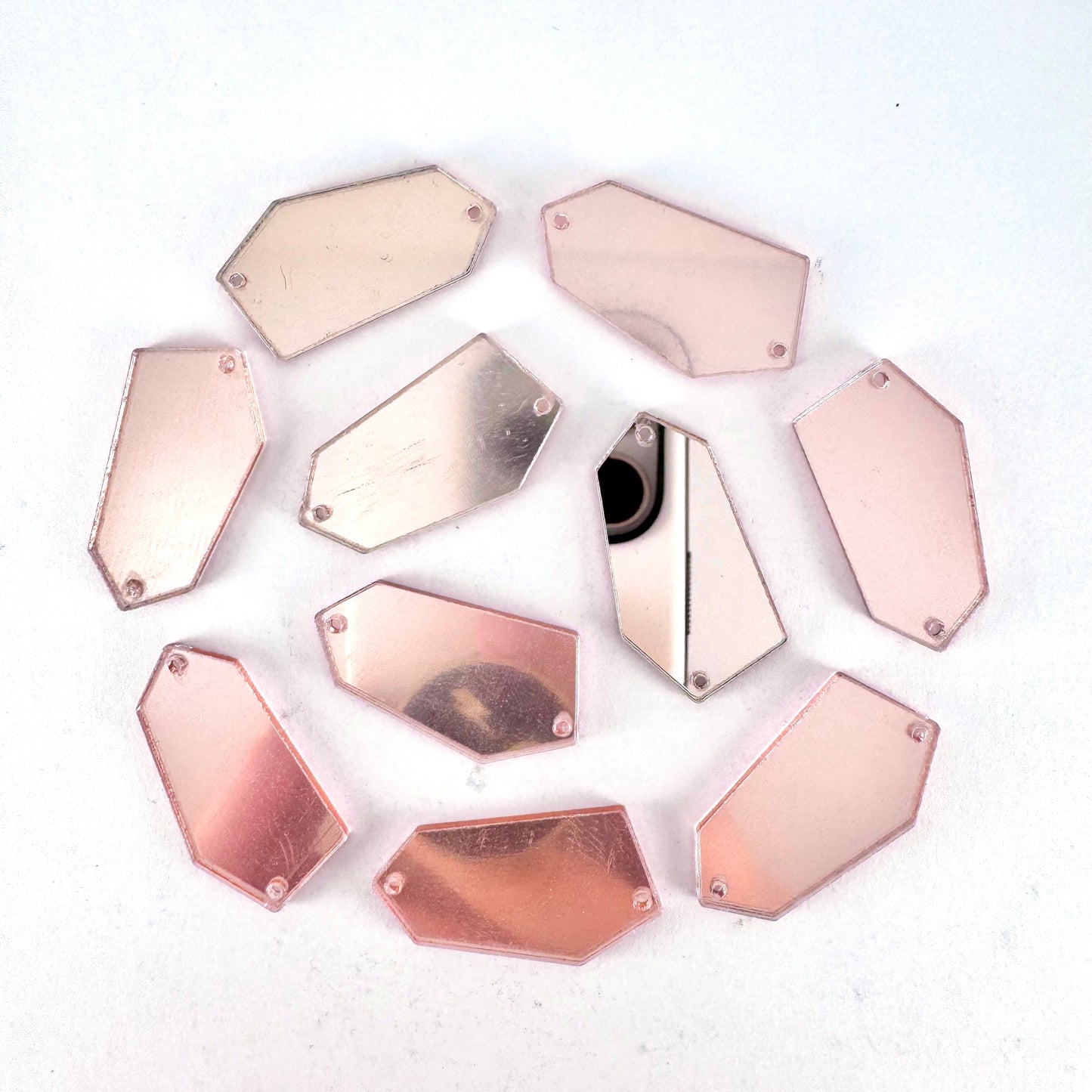 Mirror Shapes - Pink (various shape options)