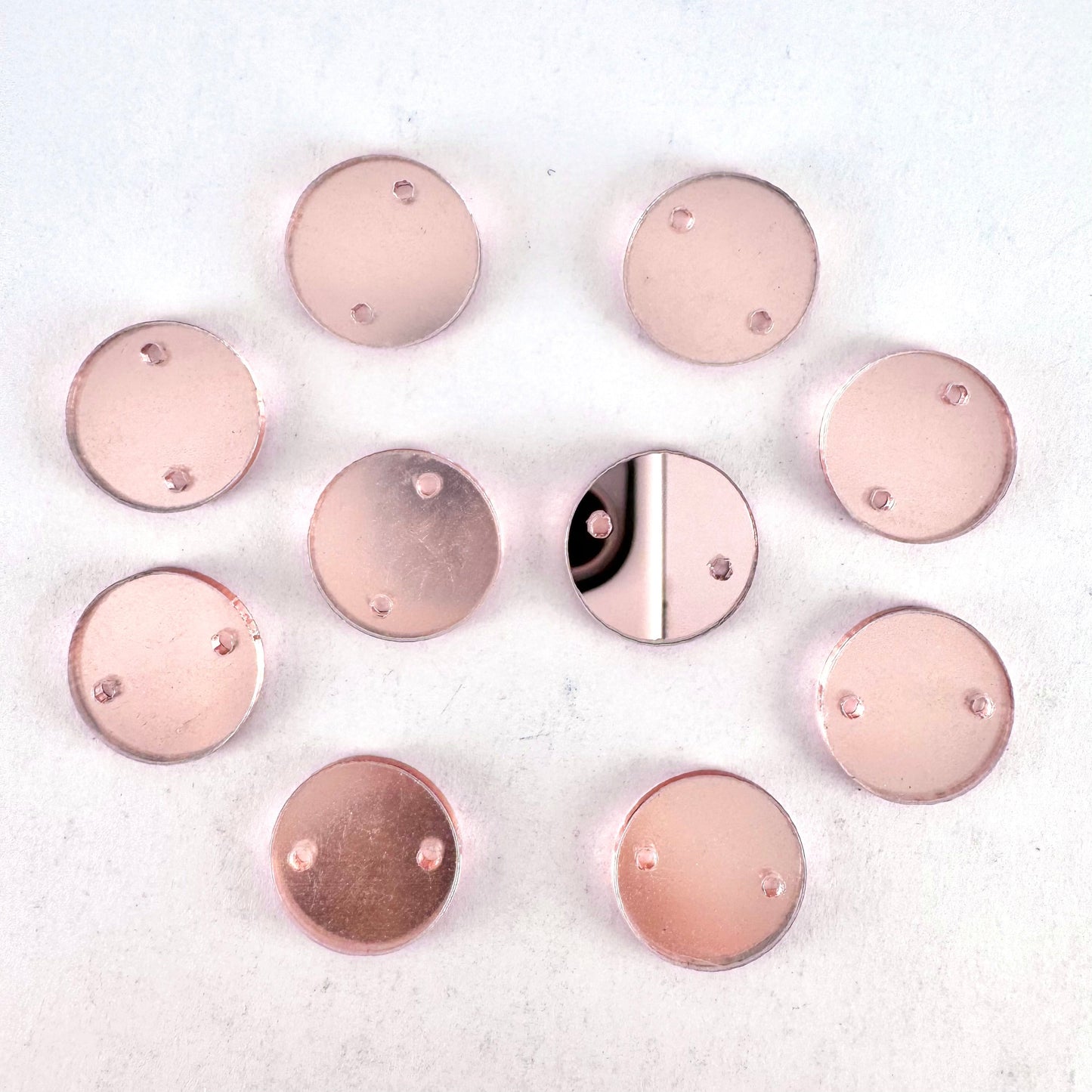 Mirror Shapes - Pink (various shape options)