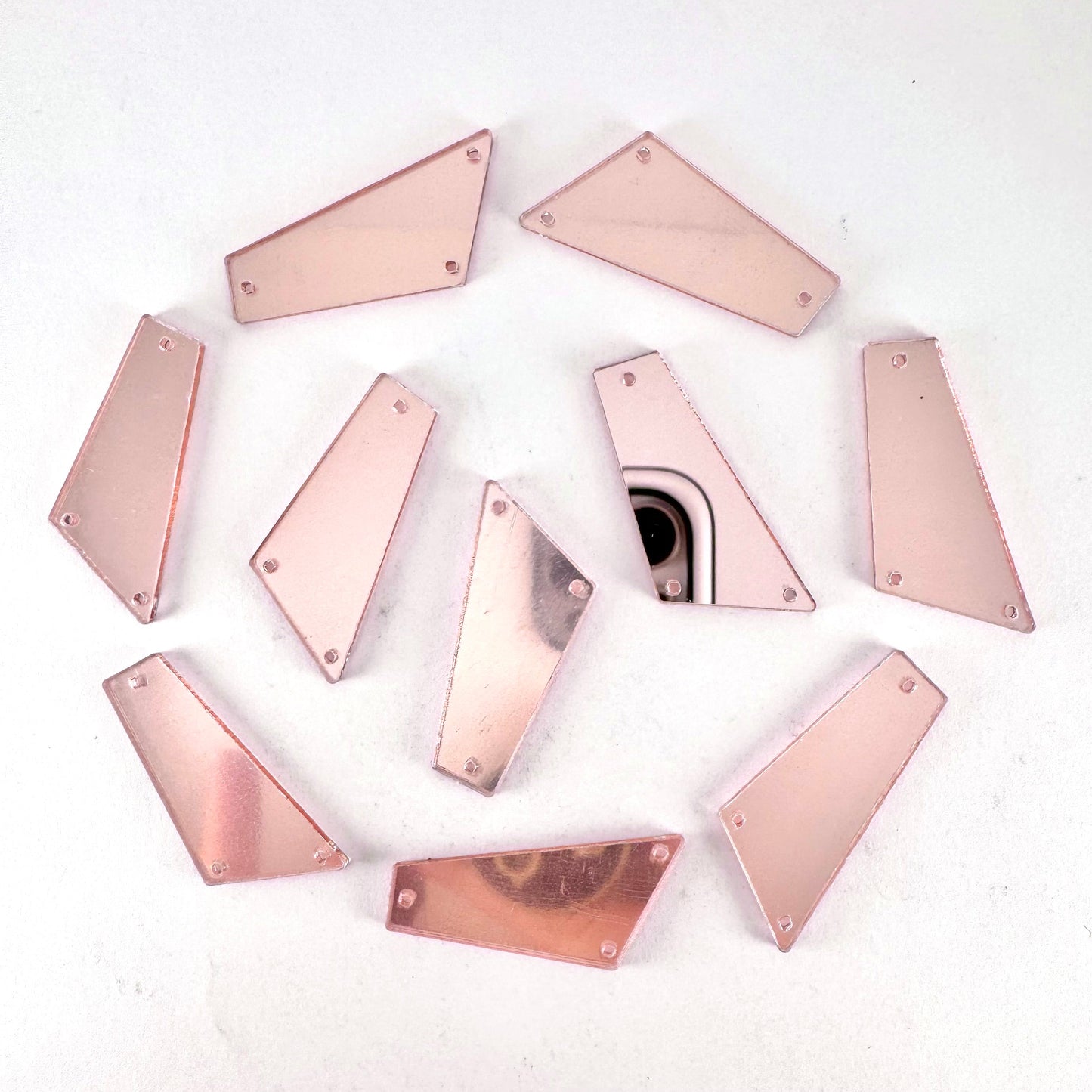 Mirror Shapes - Pink (various shape options)