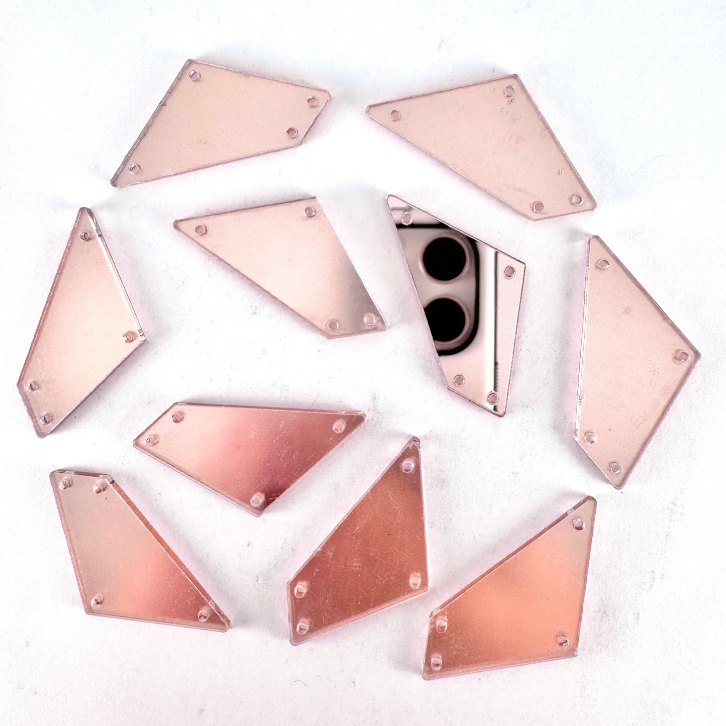 Mirror Shapes - Pink (various shape options)