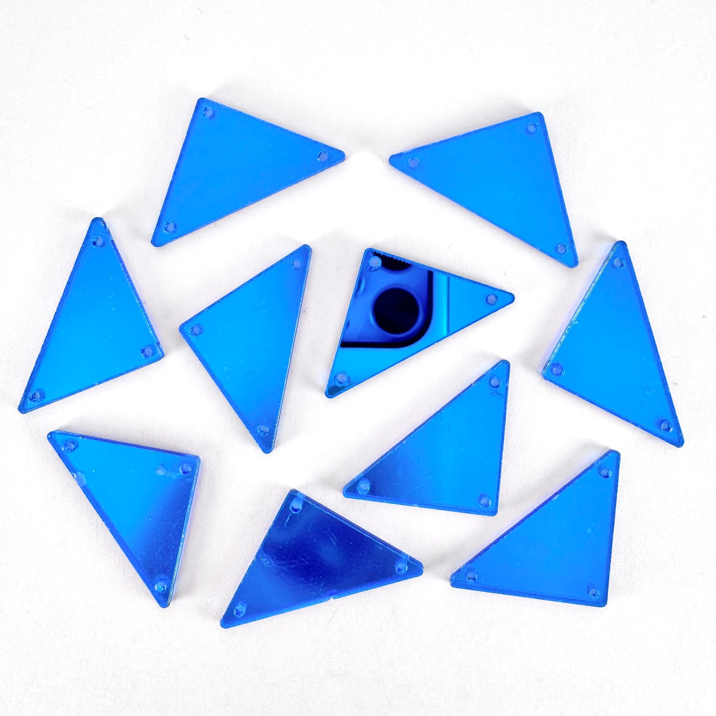 Mirror Shapes - Blue (various shape options)