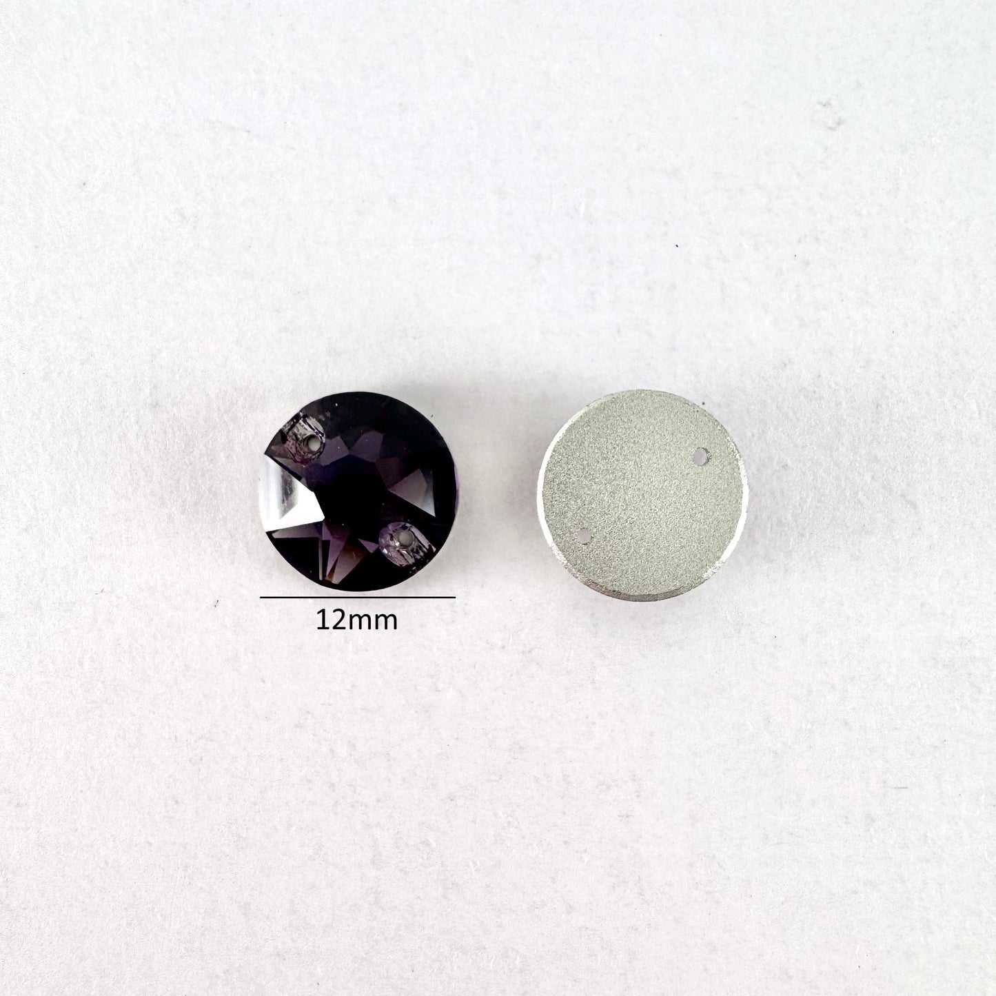 Tanzanite Glass Rivoli (3288 facet)