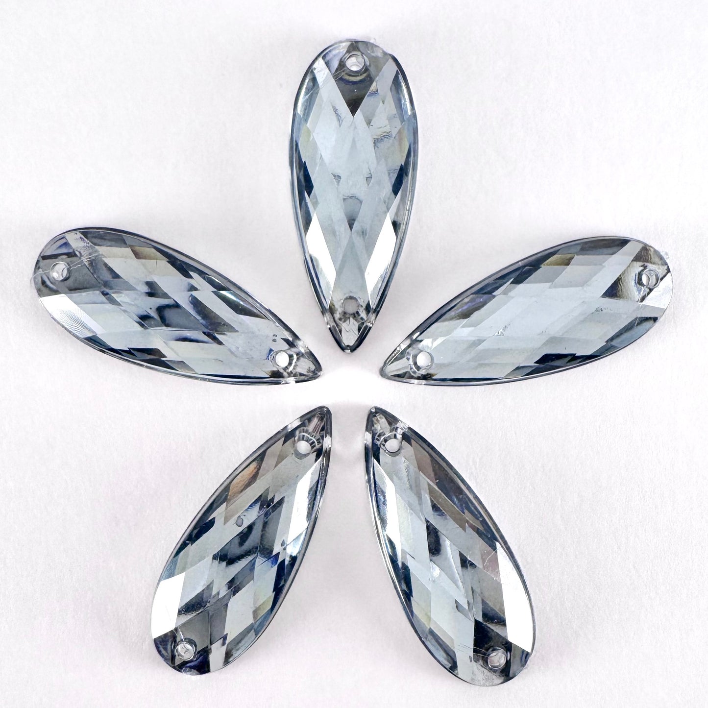 Black Diamond Acrylic Narrow Teardrop