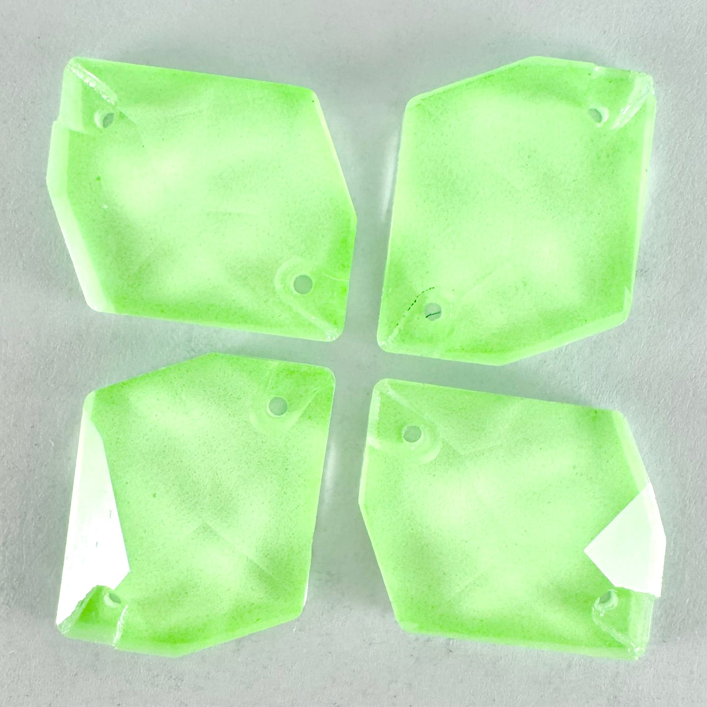 Neon Peridot Glass Cosmic