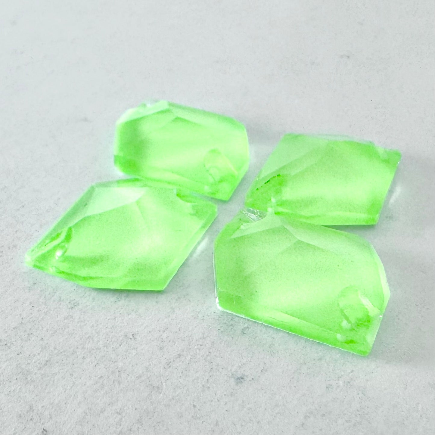Neon Light Green Glass Cosmic