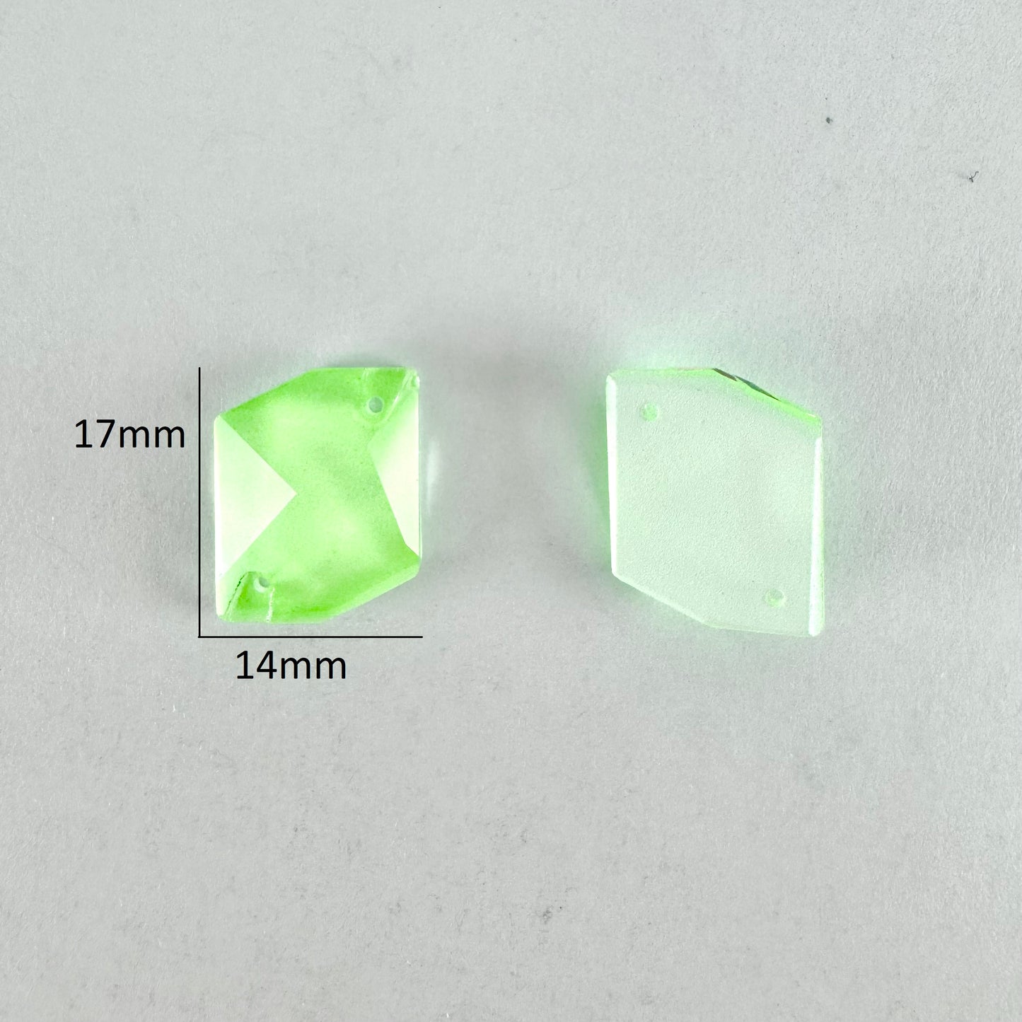 Neon Light Green Glass Cosmic