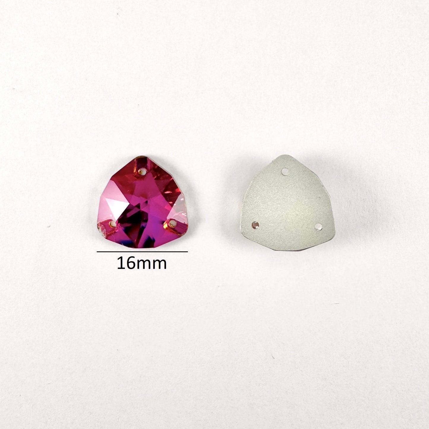 Fuchsia Glass Trilliant