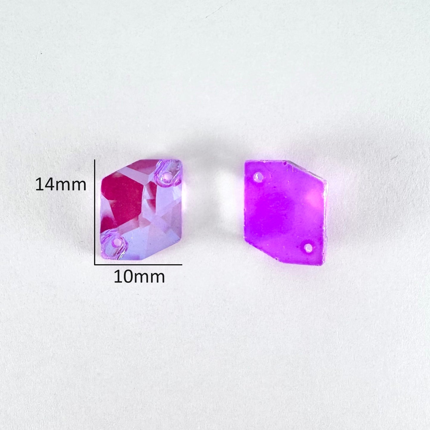 CLEARANCE - Opaque Luminescent Amethyst Glass Cosmic