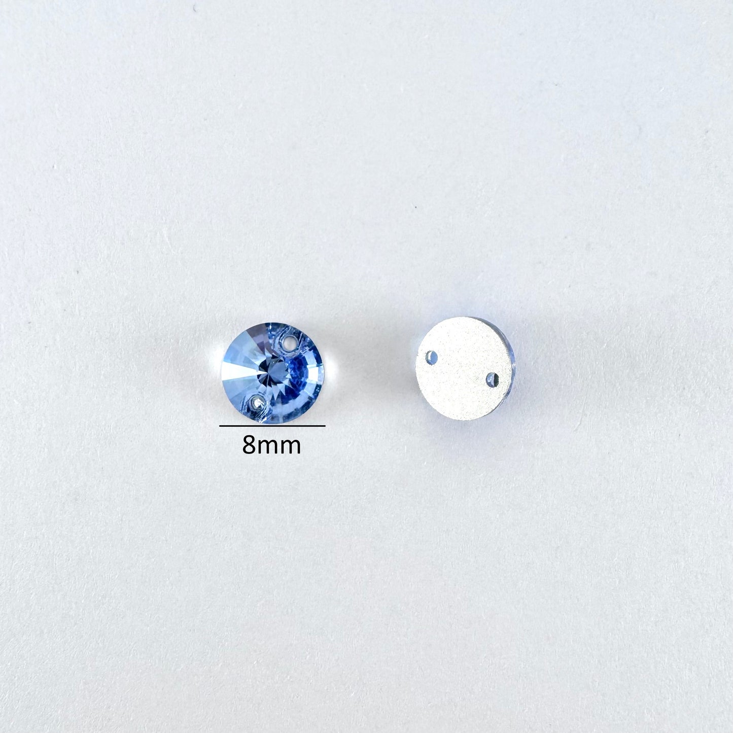 Light Sapphire Glass Rivoli