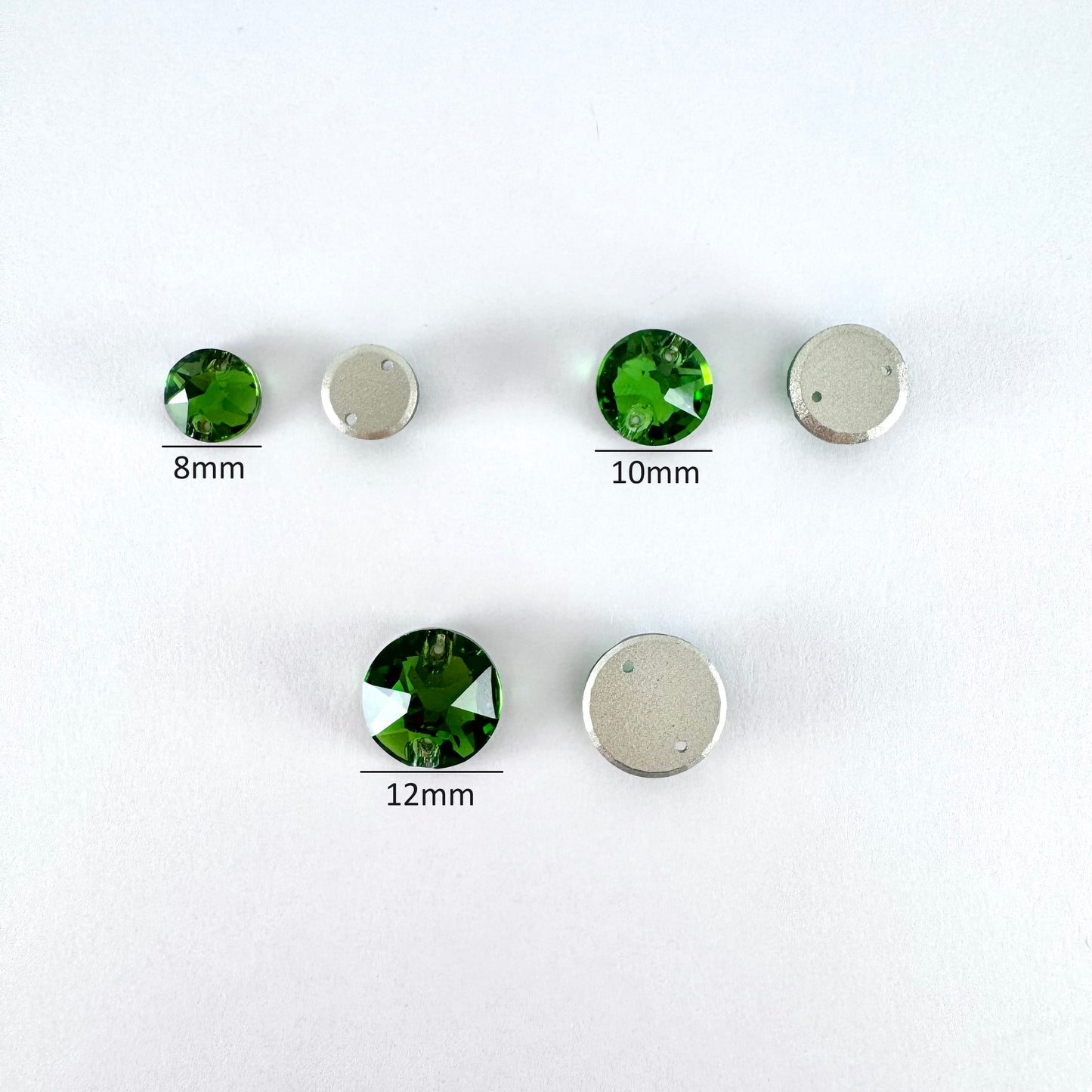 Shamrock Green Glass Rivoli (3288 facet)