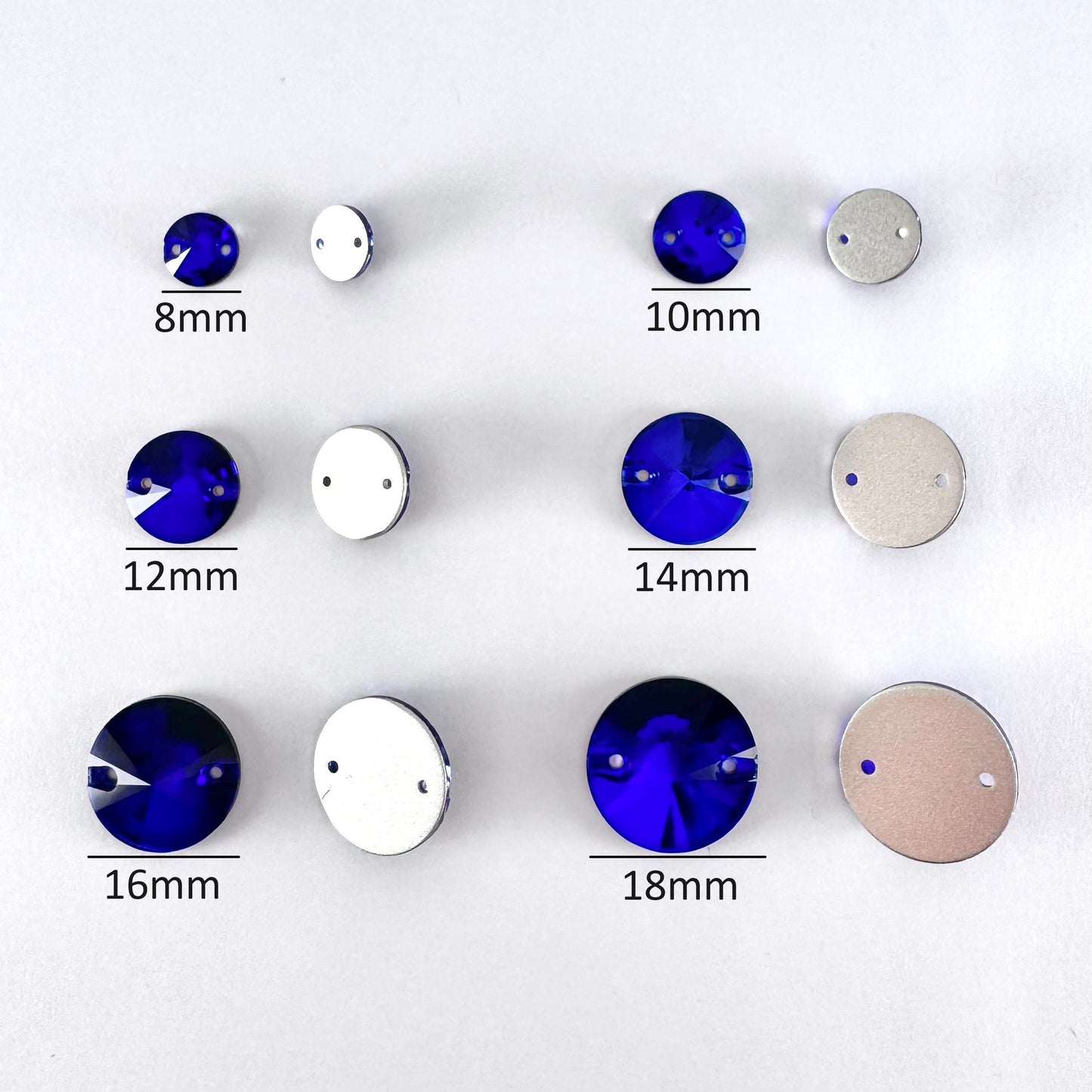 Cobalt Blue Glass Rivoli