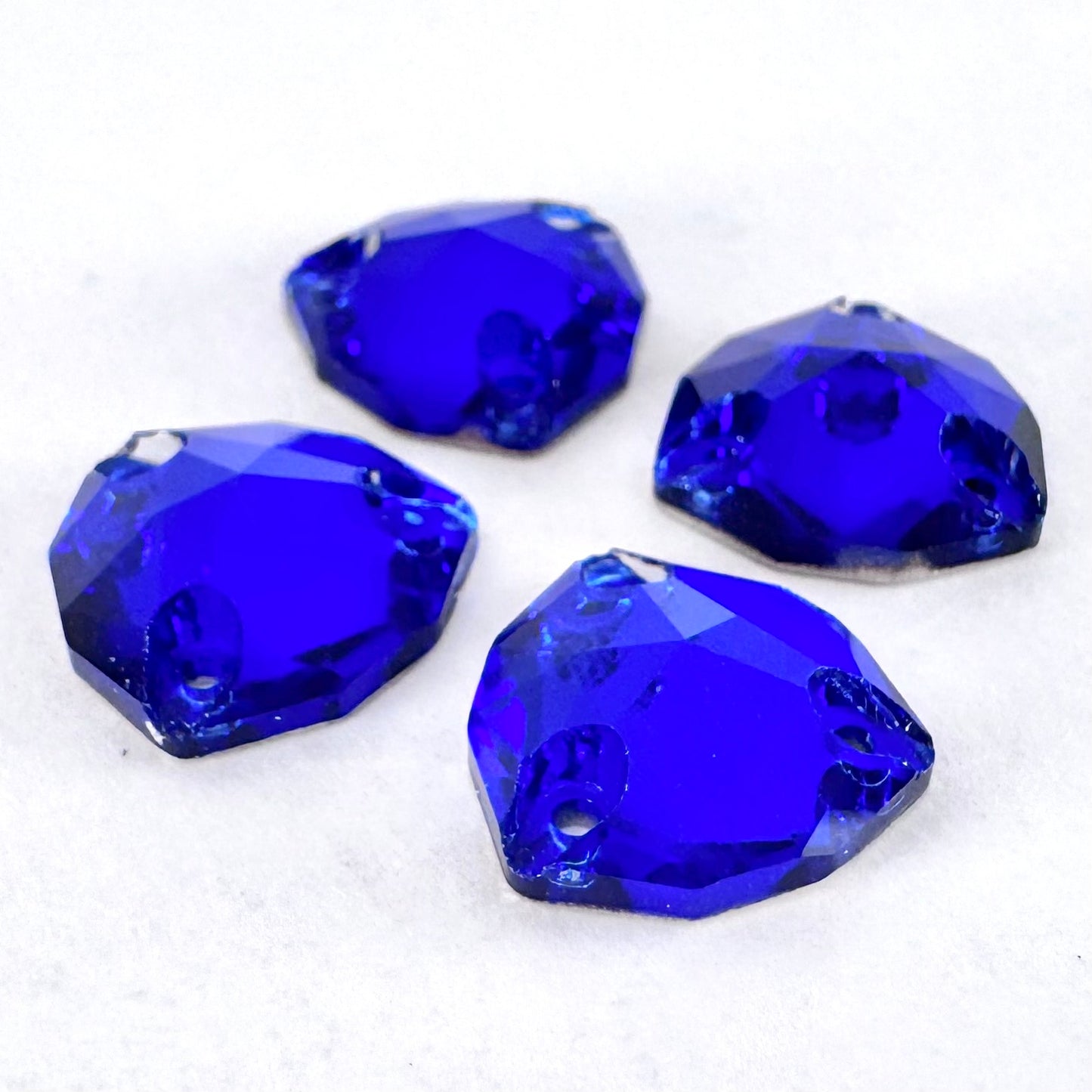 Cobalt Blue Glass Trilliant