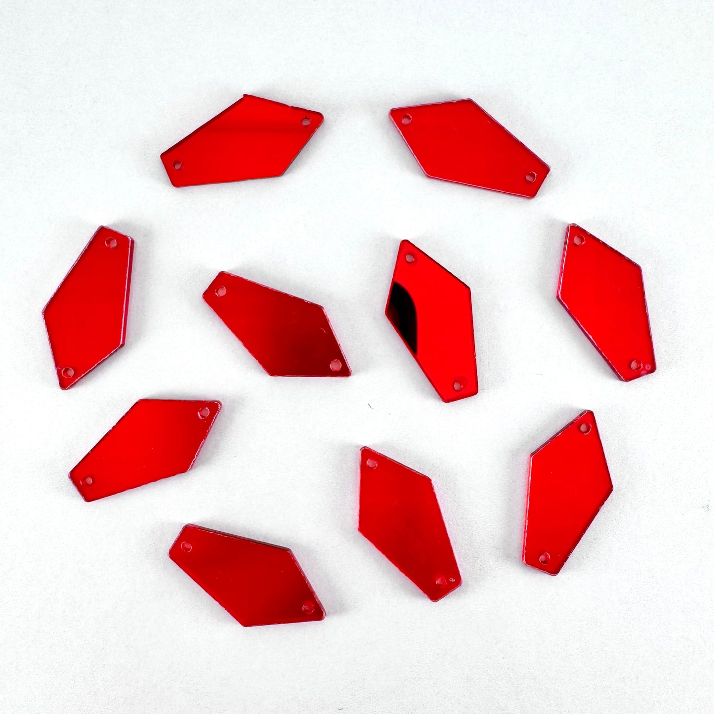 Mirror Shapes - Red (various shape options)