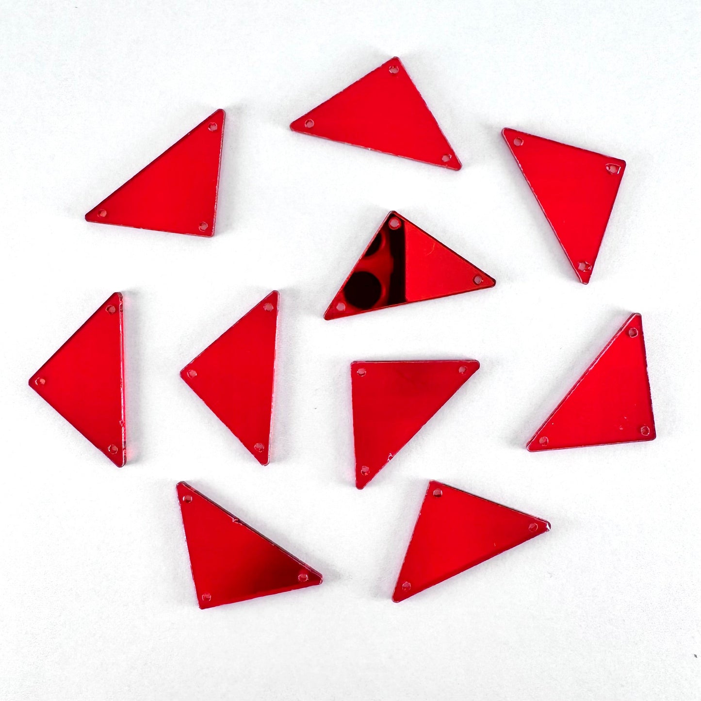 Mirror Shapes - Red (various shape options)