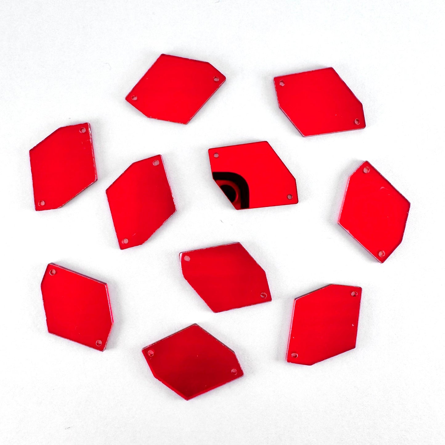 Mirror Shapes - Red (various shape options)