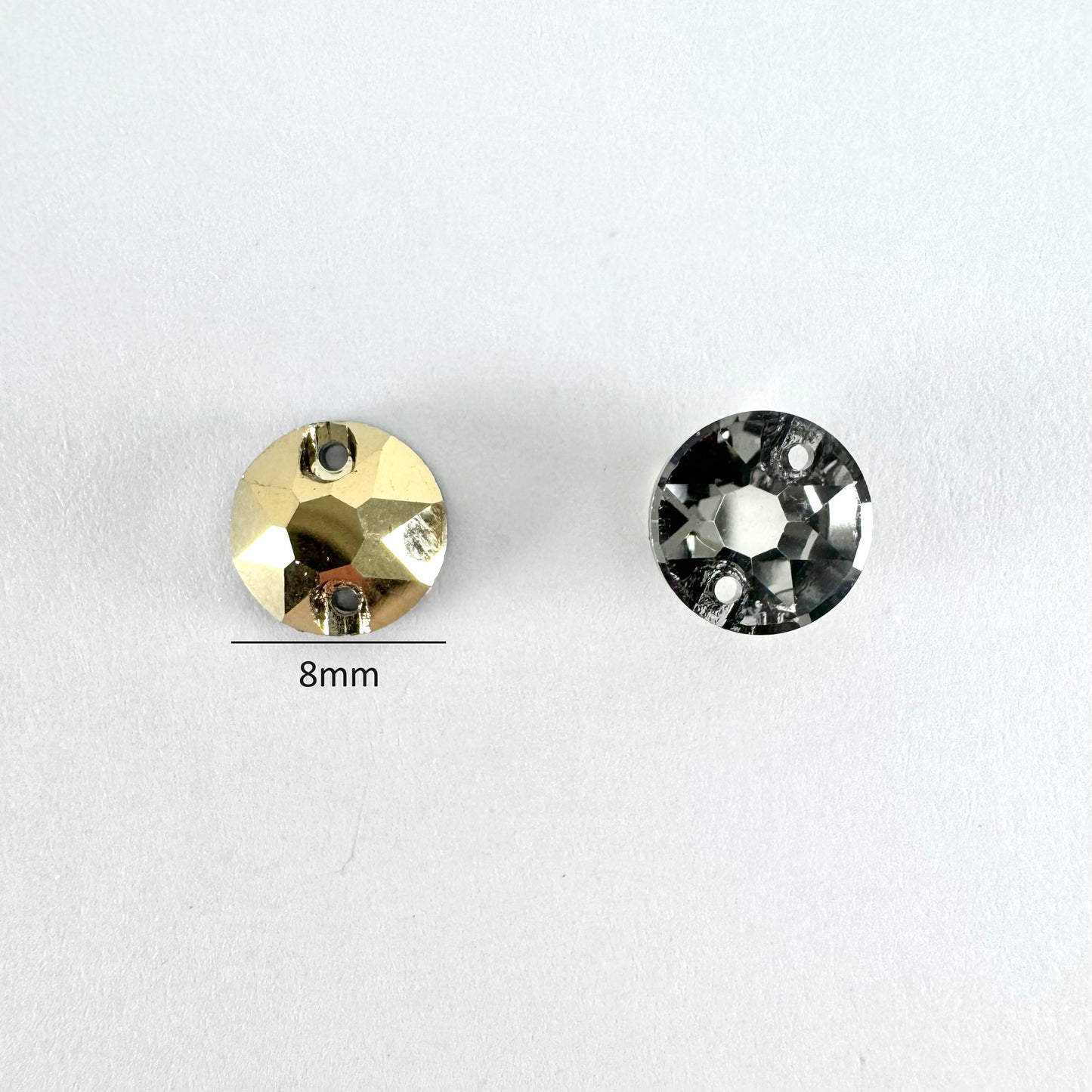 Mine Gold Glass Rivoli (3288 facet)