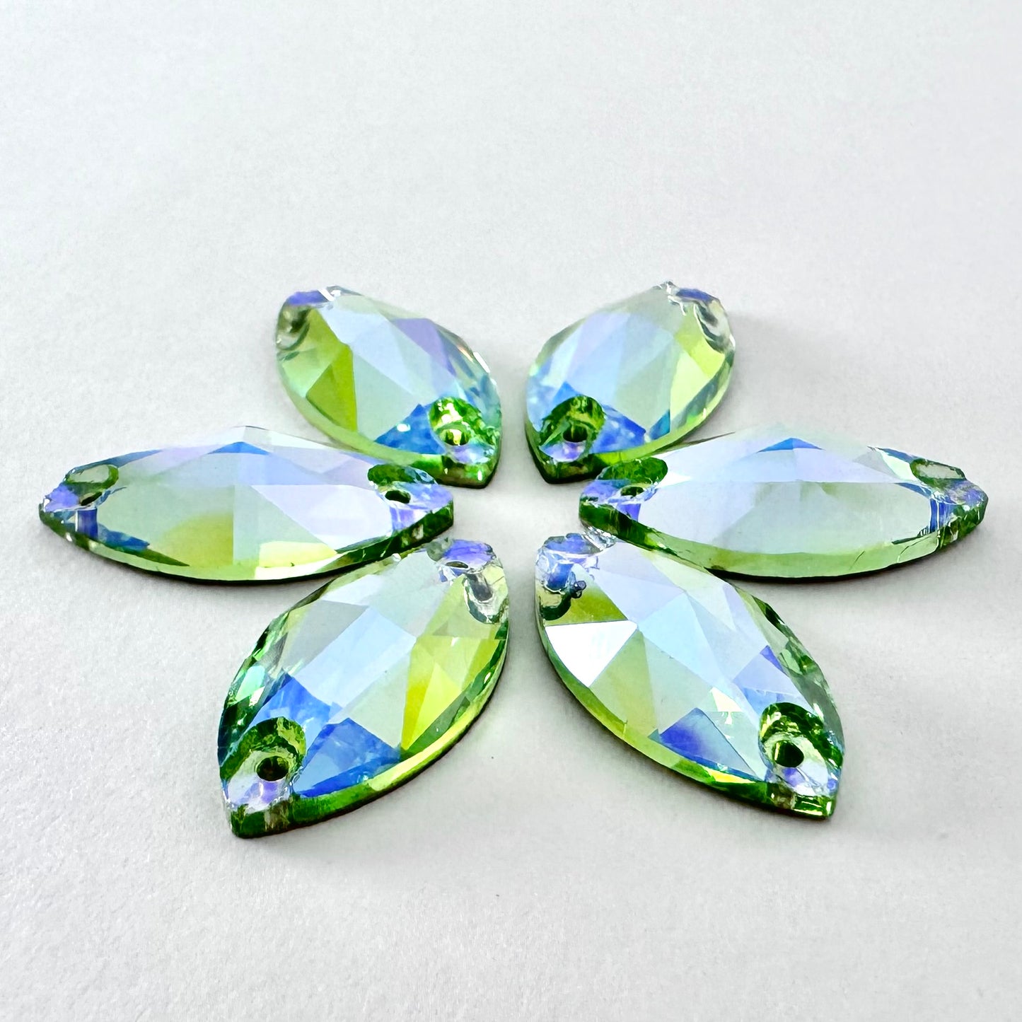 Peridot SI Glass Navette