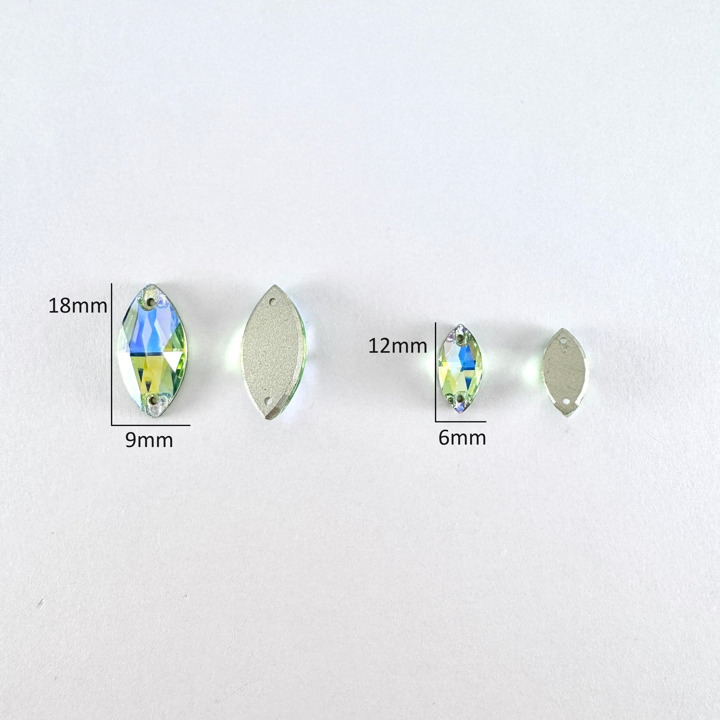 Peridot SI Glass Navette
