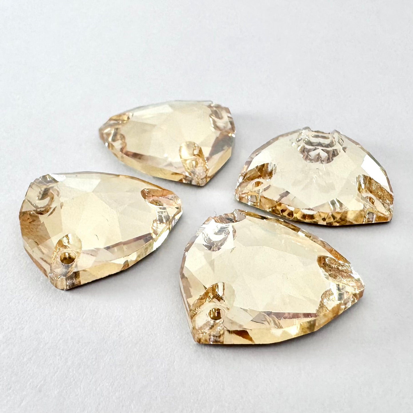 Golden Shadow Glass Trilliant